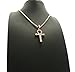 Micro Pave Egyptian Ankh Cross Pendant 22