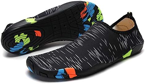 Lovehomecandy マリンシューズ 子供 ウォーターシューズ アクアシューズ キッズ用 レディース マリンシューズ シュノーケリング ヨガシューズ 海水浴 室内用 携帯便利 滑り止め 軽量 シューズ バッグ Amazon
