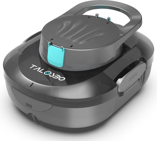 (2026 Upgrade) S1PRO Poolroboter, 120 Min Automatische Reinigung, Dual Motoren Poolreiniger Selbsteinparkfunktion mit 2,5H Ladezeit Poolsauger Akku für Flache Böden Pools bis 100 m²