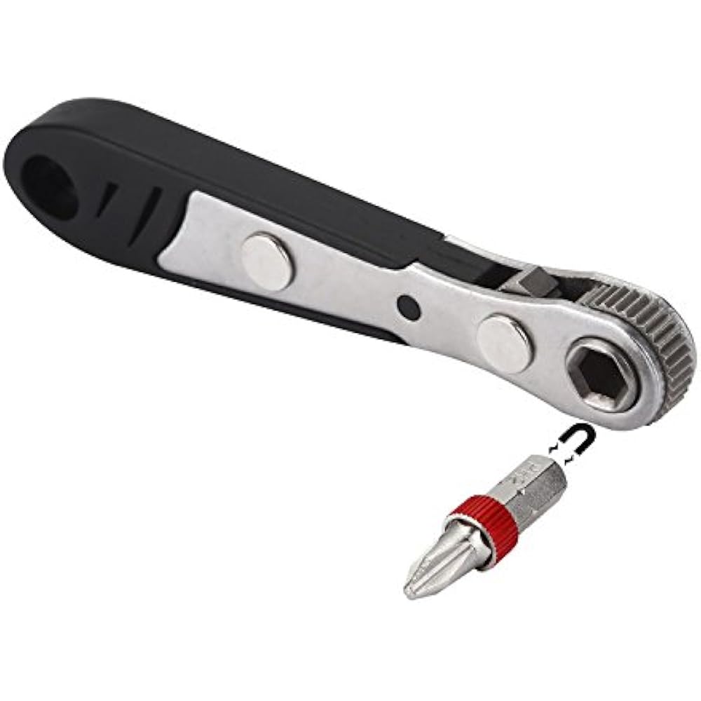 Screwdrivers Riddle Star 19pcs S2 Micro Ratchet Wrench Bit Set Torx 1/4