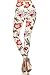 Leggings Depot High Waisted Checkered & Animal Print Leggings for Women-Full Length-R587, Dragonfly Garden, Plus Size