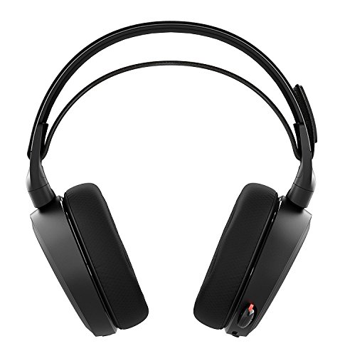 SteelSeries-Arctis-7-Lag-Free-Wireless-Gaming-Headset-with-DTS-HeadphoneX-71-Surround-for-PC-PlayStation-4-VR-Mac-and-Wired-for-Xbox-One-Android-and-iOS-Black-Certified-Refurbished