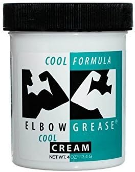 Elbow Grease Cool - Mineral-oil Based Cooling Thick Cream Lubricant : Size 4 Oz by Mestyle