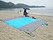 3HEH3 Beach Blanket Sand Proof Extra Large Oversized 10'X 9'for 7 Adults Beach Mat Best Sand Proof Picnic Mat for TravelCamping Hiking - Durable Tarp with 4 Stakes & 6 Corner Pockets