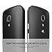 Ringke Slim Compatible with Moto G 2014 Case Moto G 2nd Gen HD Film, Better GripBlack Premium Dual Coated Hard Case for Motorola Moto G 2014