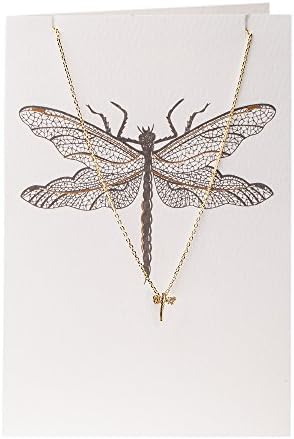 Orelia London Gold Dragonfly Necklace