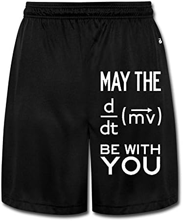 Men's Unique May The Force Be With You Short Sweatpants Size XL Black