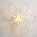 LightInTheBox Floral Flush Mount 90W Modern Contemporary LED Chandelier Ceiling Light Fixture Diameter 29.5 Inch for Living Room Bedroom Dining Room Study Room Office Kids Room (White)
