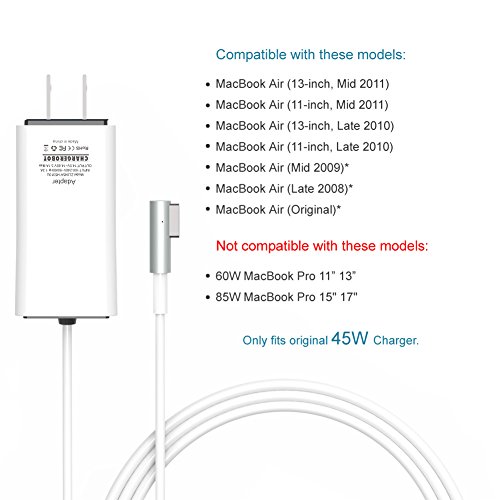 45w Magnetic 1st Gen Charger For Apple Macbook Air 11 13 Before Mid 11 Ultra Small Lightweight Power Adapter Buy Online In Brunei At Brunei Desertcart Com Productid