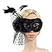 AmaGood Fancy Mask Womens Masquerade Mask Black