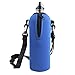 Dimart Outdoor Neoprene Sport Water Bottle Insulator Sleeve bag Carrier with Removable Straps Fits Most 750ml (Blue)
