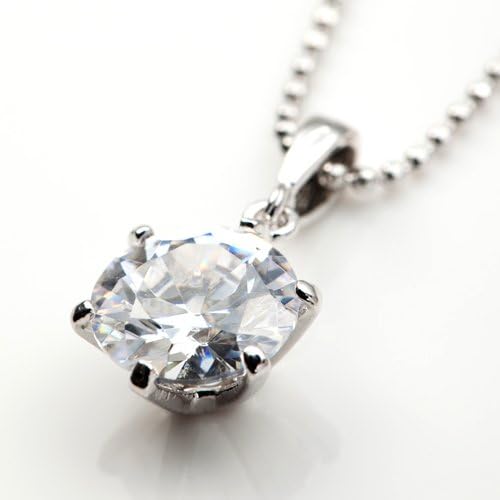 豪華フルセット3カラット相当本格一粒czダイヤモンドネックレスs 436ｃｋ