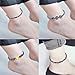 Thunaraz 4PCS Hematite Stone Anklets Energy Magnetic Bracelet Therapy Bracelet for Women