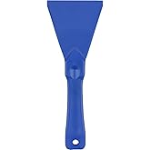 SPARTA Polypropylene Scraper Tool Food Safe Scraper for Removing Caked-On Residue in Commercial Kitchens, Plastic, 7.82 x 3 Inches, Blue