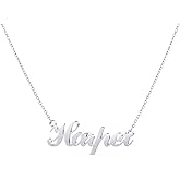 Hidepoo Harper Necklace – Personalized Name Pendant Necklace, Dainty Harper Name Necklace Chain Jewelry Gifts for Bridesmaid Mother Wife Daughter Sister Friend Women
