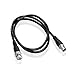 SIENOC 2 Packs 1m 3ft BNC Male to Female CCTV Extension Coaxial Line Cable