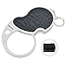YOCTOSUN Illuminated 4X Folding Portable Magnifier with 20X Loupe, 60mm Diameter Flip Open Lens - Best LED Lighted Pocket Magnifying Glass for Reading, Inspection, Crafts, Low Vision,Hobby & Crafts
