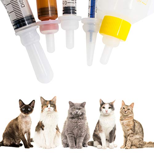 FJNATINH Kitten Puppy Feeding Bottles, Newborn Small Animals Milk