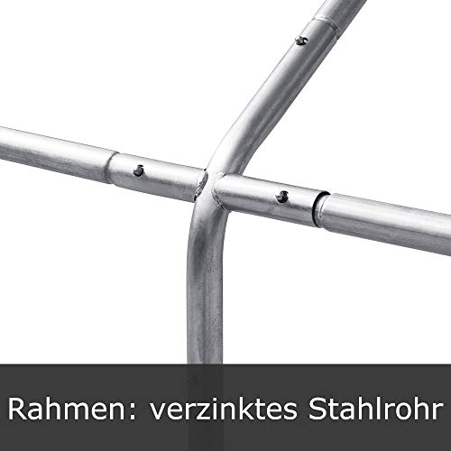 JunY Hühnerstall mit Schloss, Outdoor Hühnerhaus Dach Geflügelstall Verzinkter, PVC-beschichtetes Schatten Dach für… – Bild 7