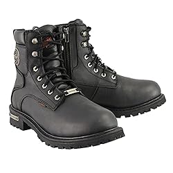 Milwaukee Leather MBM9096WP Men's Black Leather