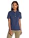 Hanes womens X-Temp Performance Polo Shirt,Navy,Medium