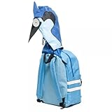Regular Show Mordecai Backpack with Attached Hood