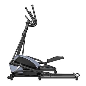Elliptical Machine Cross Trainer, Spacewalker 14-Speed Magnetic Resistance Adjustment, 8kg Front Stainless Steel Bidirectional Flywheel, Double Triangle Stability Design, Can Bear Weight 120kg