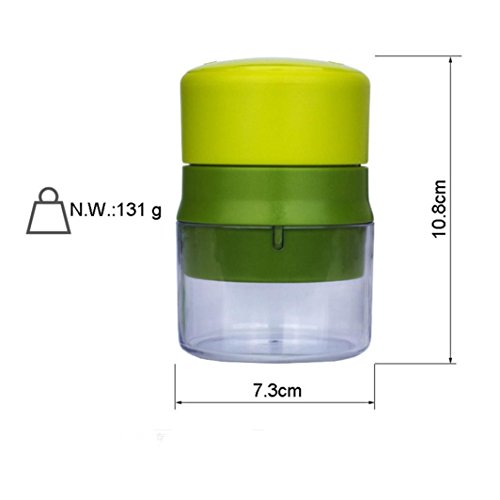 Highpot Garlic Chopper Cutter Pressing Slicer Peeler Dicer Shredders Kitchen Cooking Tools (Green)