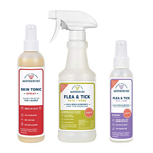 Wondercide-Pet-Parent-Kit-for-Dogs-and-Cats-Natural-Flea-Tick-Mosquito-Control-Spray-Pack-16-oz-Lemongrass-4-oz-Rosemary-and-8-oz-Natural-Skin-Tonic-Spray-and-First-Aid-Remedy