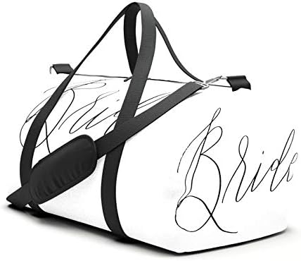 Lettered Bride Travel Sport Barrel Duffle Bag