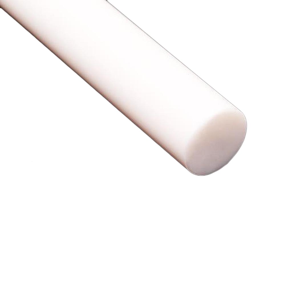 25mm PTFE Teflon Round Rod Bar CGjiogujio 100mm Length 4 2pcs Dia 0.984252