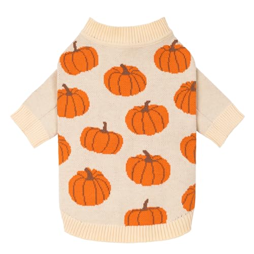 Fitwarm Pumpkin Dog Sweater