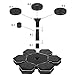 Solar Fountain Pump with Battery Backup and Light,Solar Bird Bath Fountains,Solar Powered Fountain for Birdbath, Outdoor, Pond, Fish Tank and Garden Decoration (φ8.07inches)