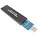MEITK USB 3.0 to SATA Support 2230 2242 2260 2280 M.2 NGFF SSD External Enclosure Storage Box with ASM1153E Chip Based SATA