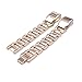AUTRUN rrx-731 Newest Premium Replacement Accessory Metal Watch Bands Bracelet Strap for Fitbit Alta, No Tracker, Style A, Gold