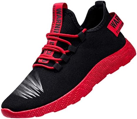Sport Shoes for Men Casual Letter Print Athletic Breathable Lightweight Sneaker Walking Trekking Training Work Shoes