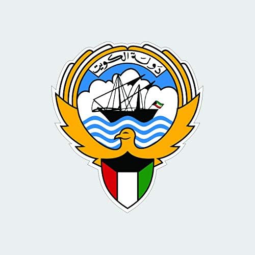 fagraphix Kuwaiti Emblem Sticker Self Adhesive Vinyl Decal