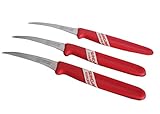 3PC CARVING KNIFE PLASTIC KNIVES FOOD FRUIT VEGETABLE KITCHENWARE ART TOOL