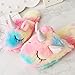 Anddyam Kids Family Unicorn Slippers Household Anti-Slip Indoor Home Slippers for Girls and Boys Big Kid (10-12 Years)