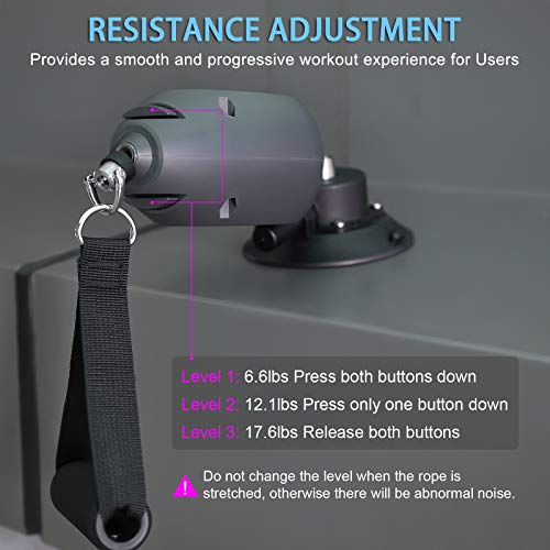 Youlisn-Resistance-Bands-Fitness-Equipment-Nylon-Pull-Rope-System-with-Foam-Handle-3-Adjustable-Pulling-Tension-Full-Body-Workout-Exercise-Bands-for-Resistance-Training-Yoga-Pilates-Home-Gym2PCS