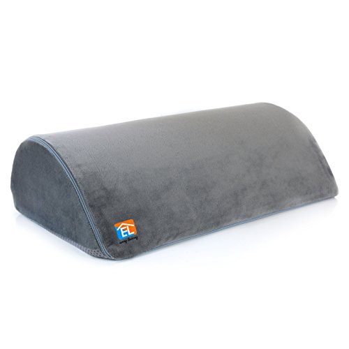 Easy living foot rest cushion under desk – high rebou…