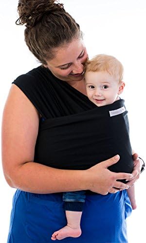 Organic Cotton Baby Sling, Firm Hold, Used in Baby Sling Fit, Black