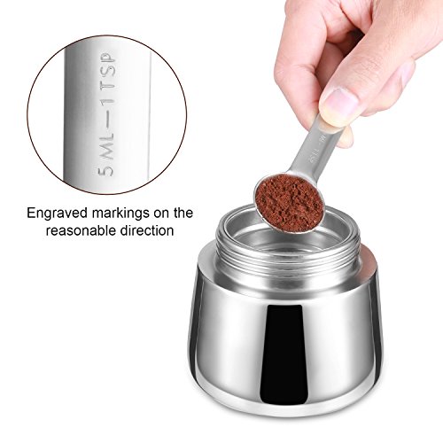 Stovetop Espresso Maker Stainless Steel Moka Pot Coffee Maker 9 Cup