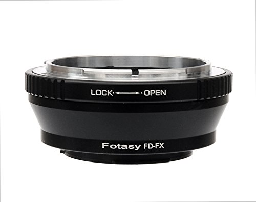 Fotasy FD Lens to Fuji X Adapter, Canon FD Lens to Fujifilm X Mount Adapter, Compatible with Fujifilm X-Mount X-Pro2 X-E2 X-E3 X-A5 X-M1 X-T1 X-T2 XT3 X-T10 X-T20 X-T30 X-H1