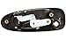 Evan Fischer Exterior Door Handle Compatible with 1992-1995 Honda Civic & 1993-1997 Honda Civic del Sol Front, Passenger Side Partslink HO1311122