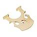 PIXNOR Cello Parts Maple 44 Cello Bridge (Wood Color)