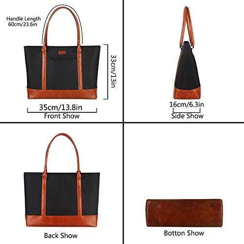 Woman Laptop Tote Bag,USB Teacher Bag Large Work Bag Purse Fits 15.6 in Laptop 7 Woman Laptop Tote Bag,USB Teacher Bag Large Work Bag Purse Fits 15.6 in Laptop