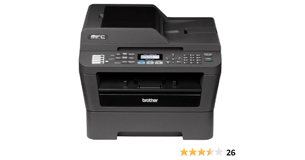 Brother MFC7860DW - Impresora multifunción láser Blanco y Negro (A4, 26  ppm, WiFi) : Amazon.es: Informática