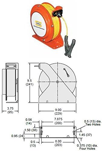 Gleason Model OSD100-SS-YL-SG-C2 Open Spool Static Discharge Reel, P/N: GRD-OSD100-SS-YL-SG-C2