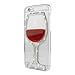 GIZEE Luxury Glitter Shiny 3D Diamond Crystal Red Wine Glass Hard Back Case Cover for iPhone 6 Plus & iPhone 6S Plus 5.5 Inch (Red)